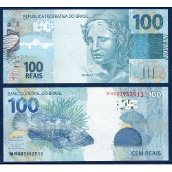 Bresil Pick N°257f, neuf Billet de banque de 100 reais 2010
