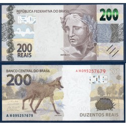 Bresil Pick N°258, neuf Billet de banque de 200 reais 2020