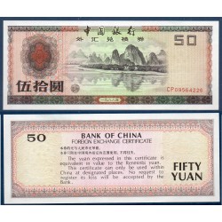 Chine Pick N°FX8, neuf Billet de banque de 50 Yuan 1988