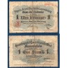 Luxembourg P.21, B Billet de 1 Franc 1914 Etat