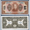 Chine Pick N°176e, TTB Billet de banque de 10 Dollars 1923