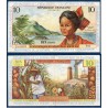 Antilles Françaises Pick N°8b, TTB- Billet de banque de 10 francs 1966-1972