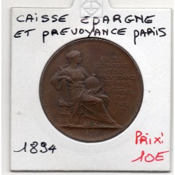 Medaille Caisse épargne et de prévoyance Paris 1894, Lechaplain