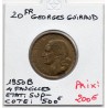 20 francs Coq Georges Guiraud 4 faucilles 1950 B Sup-, France pièce de monnaie