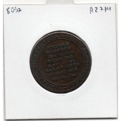 Bas Canada 1/2 penny Token Wellington Salamanca 1812 TTB, pièce de monnaie
