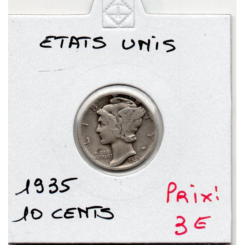 Etats Unis dime 1935 TB, KM 140 pièce de monnaie