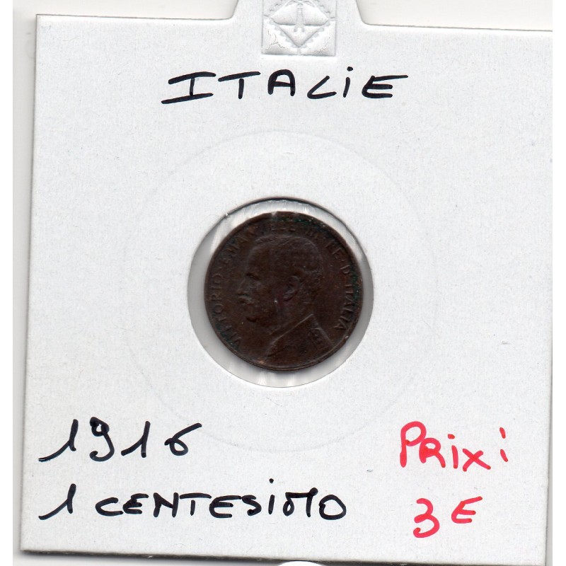 Italie 1 centesimo 1916 Sup-,  KM 40 pièce de monnaie