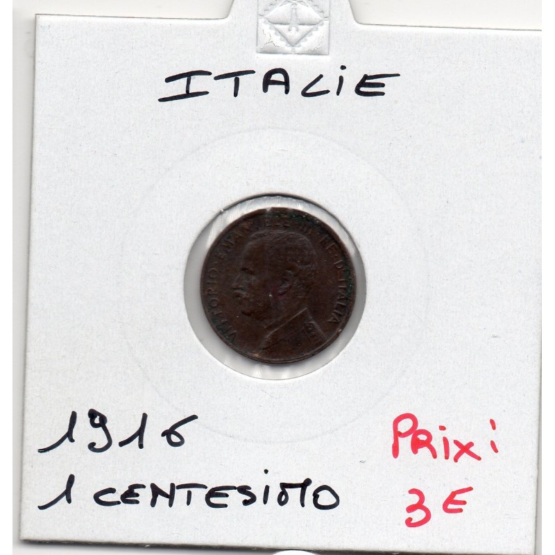 Italie 1 centesimo 1916 Sup-,  KM 40 pièce de monnaie