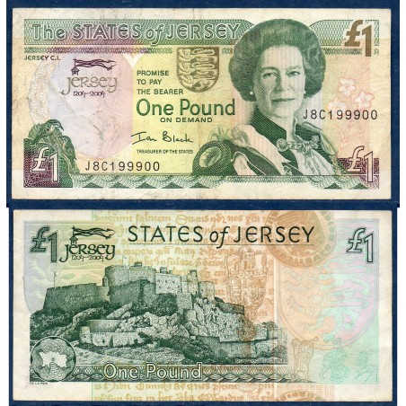 Jersey Pick N°31a TB, Billet de banque de 1 livre 2004