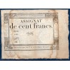 Assignat 100 francs 18 Nivose an 3 TB signature Berton Musz 49