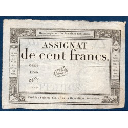 Assignat 100 francs 18...