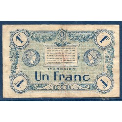 Troyes 1 franc TB 1.1.1921 Pirot 8 Billet de la chambre de Commerce