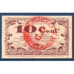 Ville Lille 10 centimes TTB 31.10.1917 pirot 59-1632 Billet