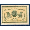 Bayonne 1 franc TTB 22.5.1916 Pirot 21.15 Billet de la chambre de Commerce