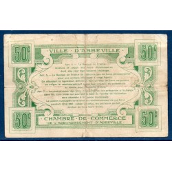 Abbeville 50 centimes TB non daté Pirot 1.19 Billet de la chambre de Commerce