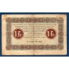 Nancy 1 franc B 1.12.1916 Pirot 87.8 Billet de la chambre de Commerce