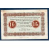 Nancy 1 franc TB 1.1.1918 Pirot 87.18 Billet de la chambre de Commerce