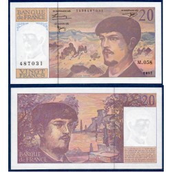 20 Francs Debussy Spl 1997 Billet de la banque de France
