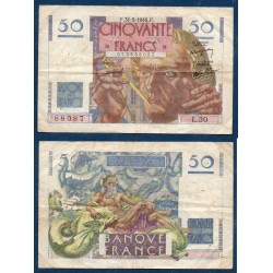 50F Le verrier TB+ 31.5.1946  Billet de la banque de France