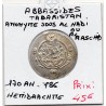 Tabaristan Abbasside anonyme sous Al-Rashid ou Al-Hadi Hemidrachme 170 AH Sup pièce de monnaie