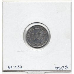 Congo 10 Sengi 1967 Sup, KM 7 pièce de monnaie