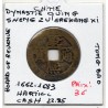 Dynastie Qing, Sheng Zu, Kang Xi Tong bao, Board of revenue 1662-1683, Hartill 22.85 pièce de monnaie