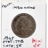 Indochine 20 cents 1945 TTB, Lec 251 pièce de monnaie