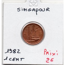 Singapour 1 cent 1982 Spl,...