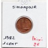 Singapour 1 cent 1982 Spl, KM 1a pièce de monnaie