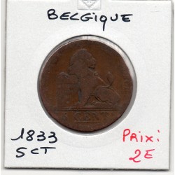 Belgique 5 centimes 1833 B,...