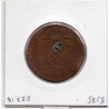 Belgique 5 centimes 1833 B, KM 5 pièce de monnaie