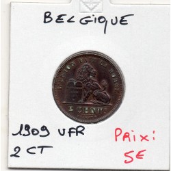 Belgique 2 centimes 1909 en...