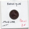 Belgique 1 centime 1907 en Français Sup, KM 33 pièce de monnaie