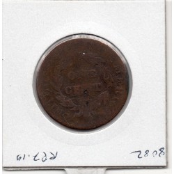 Etats Unis 1 cent 1822 B, KM 45.1 pièce de monnaie