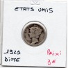 Etats Unis dime 1923 TB, KM 140 pièce de monnaie