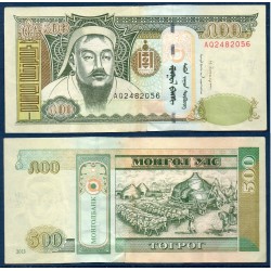 Mongolie Pick N°66d, TTB Billet de Banque de 500 Togrog 2013