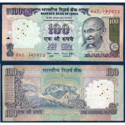 Inde Pick N°91h, Billet de banque de 100 Ruppes 1997 plaque R