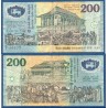 Sri Lanka Pick N°114b, TB Billet de banque de 200 Rupees 1998