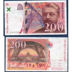 200 Francs Eiffel TTB 1999 Billet de la banque de France