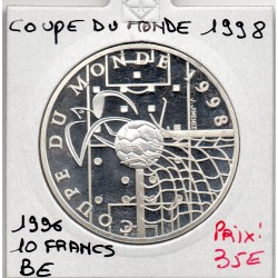 10 francs argent BE 1996 coupe du monde 98 pièces de monnaies de Paris