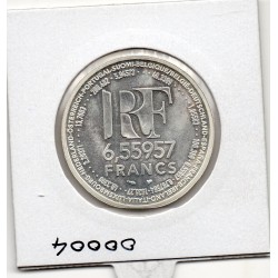 6.55957 francs argent BU 1999 Parité Franc euro pièces de monnaies de Paris