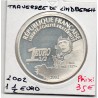 1 1/2 euro argent BE 2002 Traversée de Lindbergh pièces de monnaies de Paris