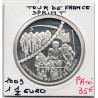 1 1/2 euro argent BE 2003 Tour de France, Sprint pièces de monnaies de Paris