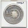 1 1/2 euro argent BE 2003 Vol Paris-Tokyo pièces de monnaies de Paris