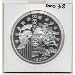 1 1/2 euro argent BE 2004 Europa, Élargissement de l'UE pièces de monnaies de Paris
