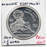 1 1/2 euro argent BE 2004 Auguste Bartholdi pièces de monnaies de Paris