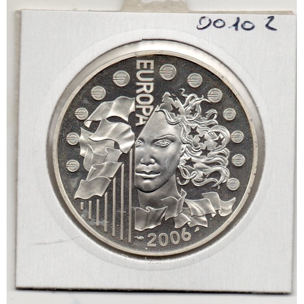 1 1/2 euro argent BE 2006 Europa Robert Schuman pièces de monnaies de Paris