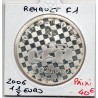 1 1/2 euro argent BE 2006 Renault F1 pièces de monnaies de Paris