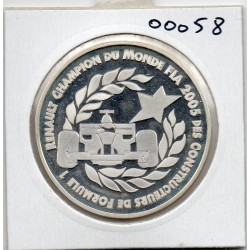 1 1/2 euro argent BE 2006 Renault F1 pièces de monnaies de Paris
