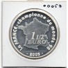 1 1/2 euro argent BE 2005 Coupe du monde FIFA 2006 pièces de monnaies de Paris